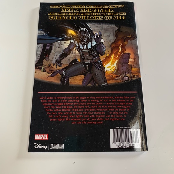 STAR WARS Color your own Darth Vader Coloring book - Picture 2 of 8